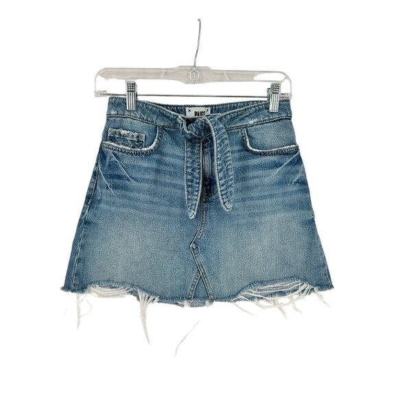 Paige Alethea Midrise Skirt Distressed Size 25 White Label Arissa Destructed‎ - Picture 1 of 12